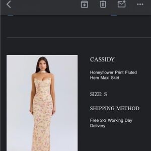 Honeyflower Print Maxi Dress